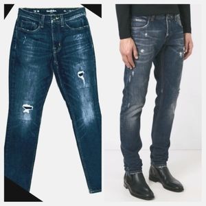 Goodfellow & Co Distressed Jeans Blue W28 L30 Men's Slim Total Flex.